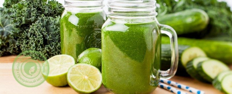 зеленые коктейли для здоровья
