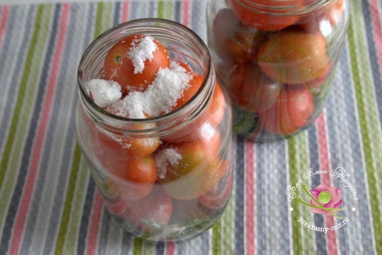острые консервированные помидоры рецепт с фото