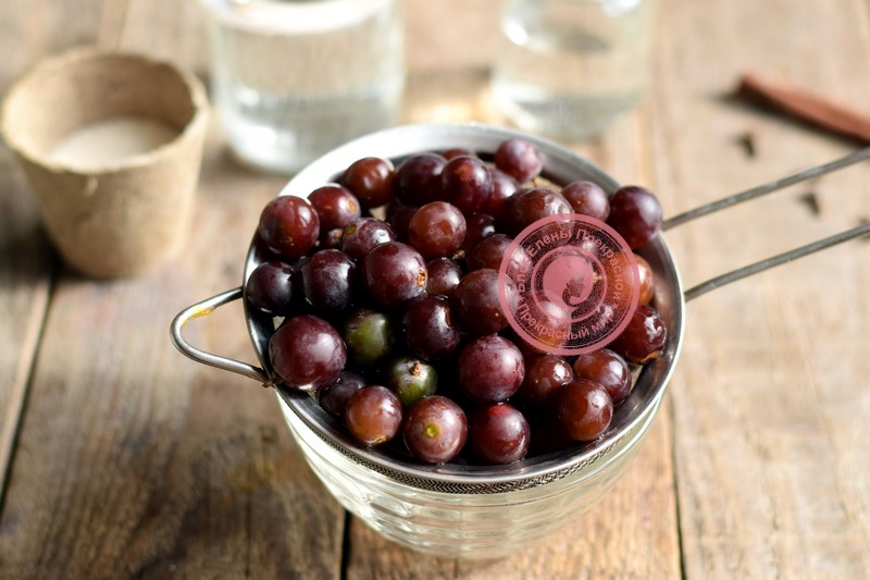 маринованный виноград на зиму рецепт
