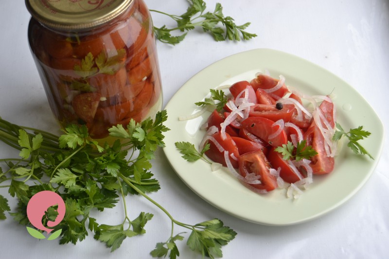 салат из помидоров на зиму рецепт в домашних условиях