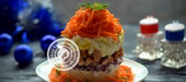 Салат с морковью по-корейски и курицей рецепт на новый год