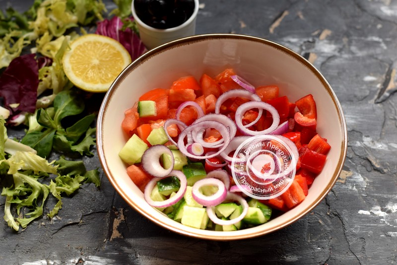 греческий салат рецепт в домашних условиях