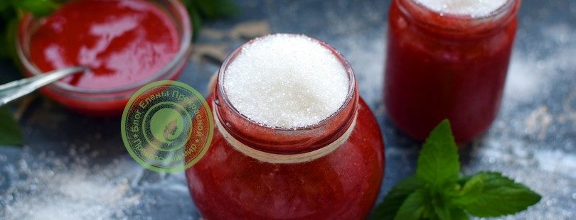 клубника, перетертая с сахаром на зиму рецепт в домашних условиях