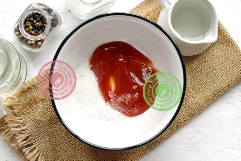 кабачки с кетчупом на зиму рецепт с фото