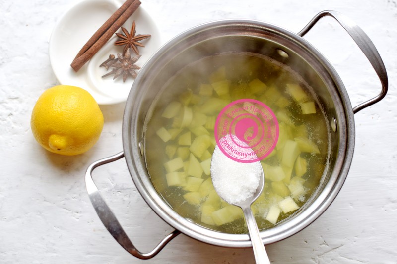 компот из кабачков с лимоном рецепт приготовления