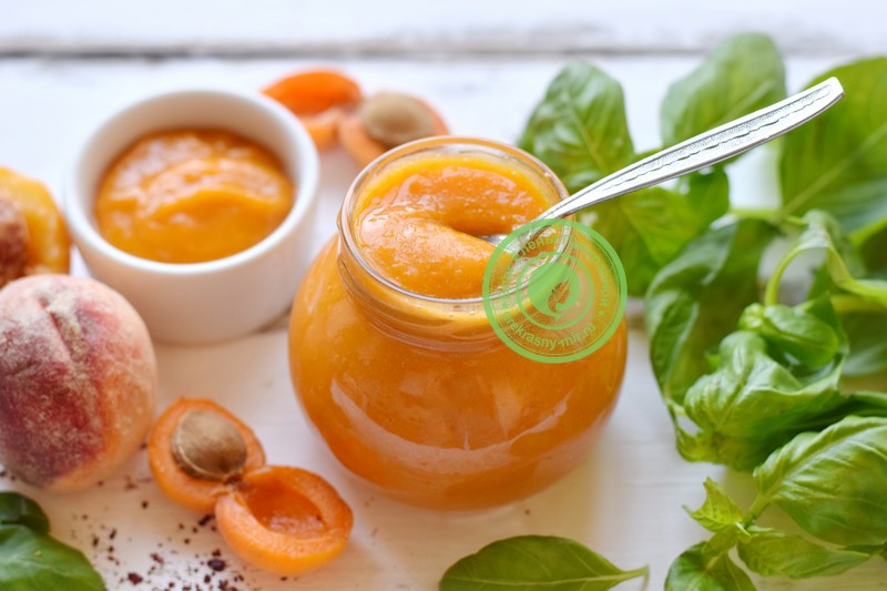 пюре из абрикосов и персиков на зиму рецепт в домашних условиях