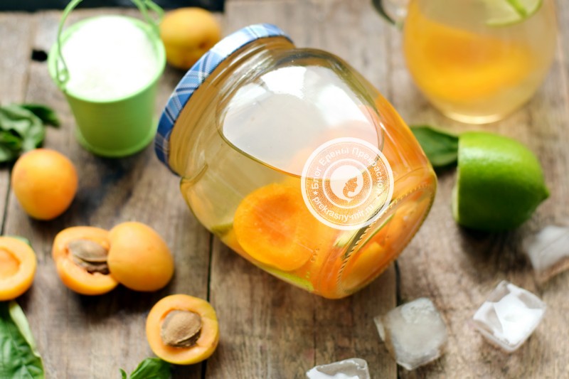 абрикосовый компот с лимоном рецепт в домашних условиях