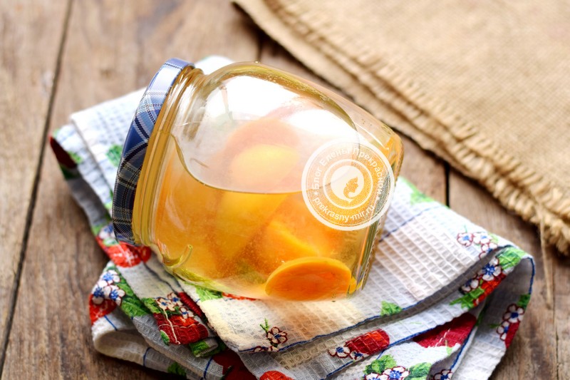 абрикосовый компот с лимоном рецепт в домашних условиях