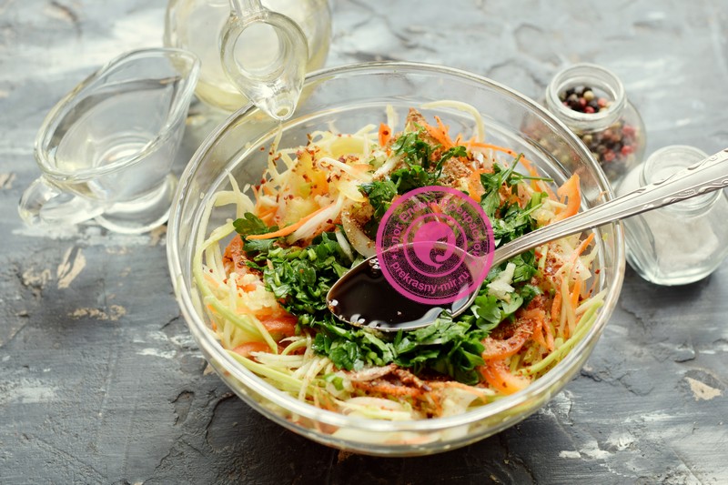 Салат из кабачков и перца по-корейски рецепт в домашних условиях